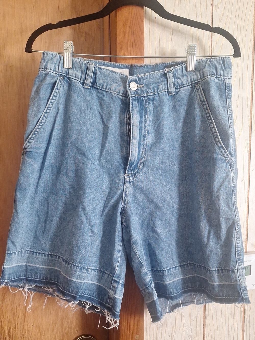 Zara Light Blue Men's Denim Shorts